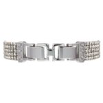 Bracciale Magnolia Bronzo Bianco Cristalli Swarovski® - BC214B