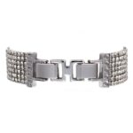 Bracciale Magnolia Bronzo Bianco Cristalli Swarovski® - BC228B