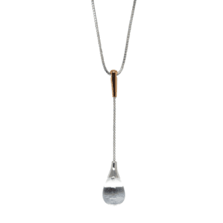 Collana Unoaerre Oro Bianco Rosa Quarzo - 401FFH9250800