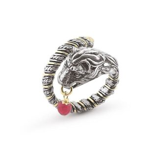 Anello Donna Gerardo Sacco in Argento e Oro