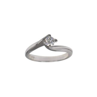 Anello Davite & Delucchi Oro Bianco Diamanti - AA 002547 30DSK