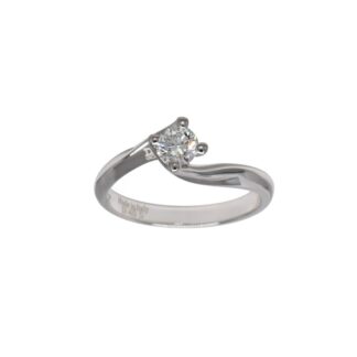 Anello Davite & Delucchi Oro Bianco Diamanti - AA 002547 40DSK