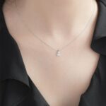 Ciondolo Le Bebè Oro Bianco Diamante - le Briciole - LBB334