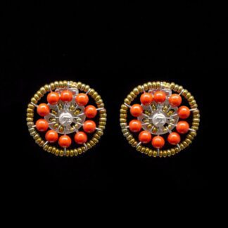 Orecchini Ziio Argento Vetro Murano - EAR SOL RED
