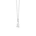 Ciondolo Le Bebè Oro Bianco Diamante - le Briciole - LBB333