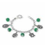 Bracciale Gerardo Sacco Argento Maschere - Maschere e Monete - 33687