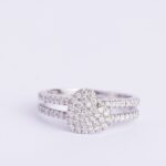 Anello Cuore Davite & Delucchi in Oro Bianco con Diamanti - AA031346