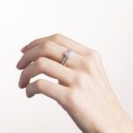 Anello Cuore Davite & Delucchi in Oro Bianco con Diamanti - AA031346