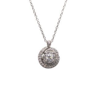 Collana Davite & Delucchi Oro Bianco Diamanti - CLN010874 OS