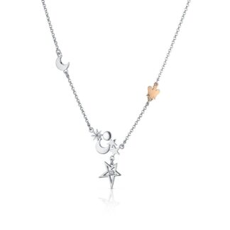 Collana Roberto Giannotti in Argento con Diamante - Angeli - GIA359