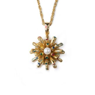 Collana Isola Bella in Argento con Perla