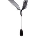 Collana Girocollo in Tessuto e Oro Bianco con Onice, Diamante e Perla - K715/BR
