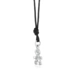 Ciondolo Donna Le Bebè - Mini - Maschietto Oro Bianco Diamanti - LBB032