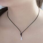 Ciondolo Donna Le Bebè - Mini - Maschietto Oro Bianco Diamanti - LBB032