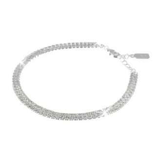Bracciale Tennis Unoaerre in Bronzo con Cristalli - Wedding - 1176