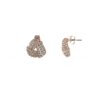 Orecchini a Triangolo Unoaerre in Bronzo con Cristalli - Wedding - 899