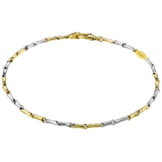 Bracciale Zancan in Oro Bianco e Oro Giallo - Eternity Gold - EB550BG
