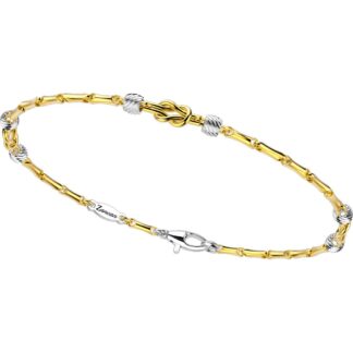 Bracciale Zancan in Oro Giallo e Oro Bianco - Eternity Gold - EB695GB