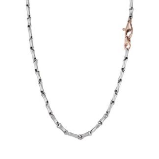 Collana Zancan in Oro Bianco e Oro Rosa - Eternity Gold - EC506BR