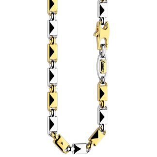 Collana Zancan in Oro Bianco e Oro Giallo - Eternity Gold - EC871BG