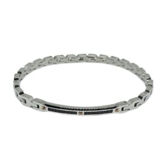 Bracciale Zancan in Acciaio con Spinelli - Hiteck - EHB191