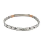 Bracciale Zancan in Acciaio con Zirconi - Hiteck - EHB194