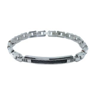 Bracciale Zancan in Acciaio con Spinelli - Hiteck - EHB208