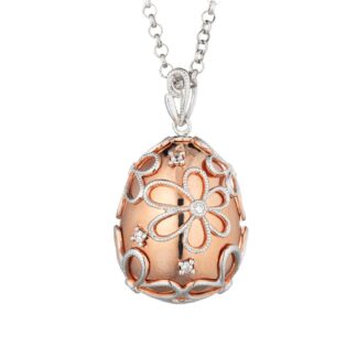 Collana Tatiana Fabergé in Oro Rosa e Bianco con Diamanti – Elizaveta – ELP04