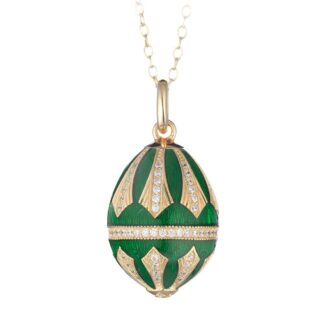 Ciondolo Tatiana Fabergé in Argento e Smalto con Zirconi – Classics – P01480GR
