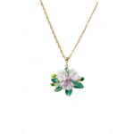 Collana Isola Bella in Argento e Smalti | Fiore di Cappero - Giardino Segreto - 20000570