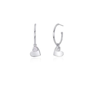 Orecchini a Lobo Mabina in Argento con Zirconi - 563265