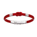 Bracciale Zancan in Kevlar con Inserti in Argento e Oro - Regata - EXB475