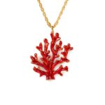 Collana Isola Bella in Argento e Tessuto con Smalti
