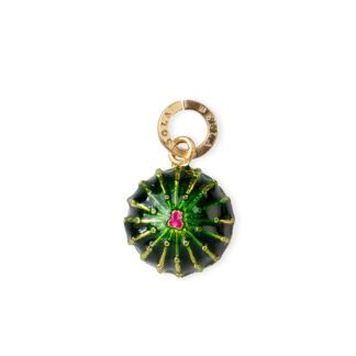 Charm Isola Bella in Argento e Smalto | Cactus - Giardino Segreto - 20000565