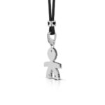 Ciondolo Le Bebè Bimbo in Oro Bianco - I Classici - LBB002