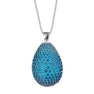 Collana Tatiana Fabergé in Argento con Zirconi - 9NINE - 9P08SSA