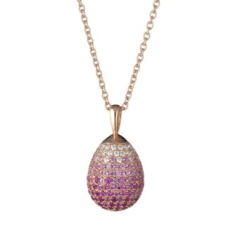 Collana Tatiana Fabergé in Argento con Zirconi - 9NINE - 9P21RR