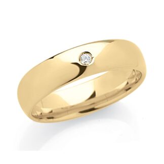 Fede Artlinea in Oro Giallo con Diamante - Forever - ADF039P-LG