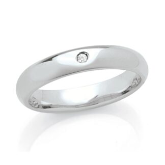 Fede Artlinea in Oro Bianco con Diamante - Forever - ADF042P-LB