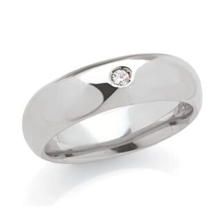 Fede Artlinea in Oro Bianco con Diamante - Forever - ADF049P-LB