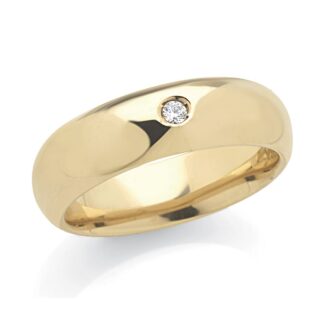 Fede Artlinea in Oro Giallo con Diamante - Forever - ADF049P-LG