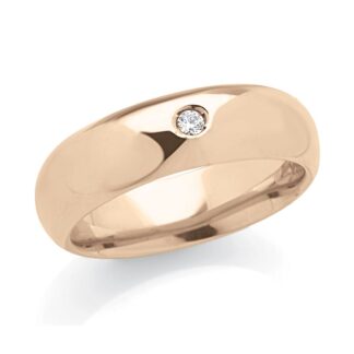 Fede Artlinea in Oro Rosa con Diamante - Forever - ADF049P-LR