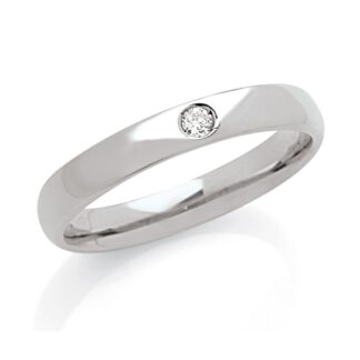 Fede Artlinea in Oro Bianco con Diamante - Forever - ADF052P-LB