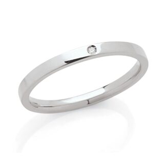 Fede Artlinea in Oro Bianco con Diamante - Forever - ADF174P-LB