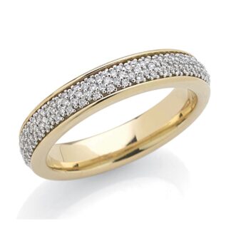 Fede Artlinea in Oro Giallo con Diamanti - Forever - ADF310-LN