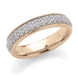 Fede Artlinea in Oro Rosa con Diamanti - Forever - ADF311-LK