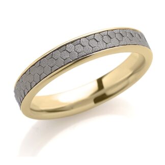 Fede Artlinea in Oro Giallo e Titanio - Forever - ADF342TT-LG