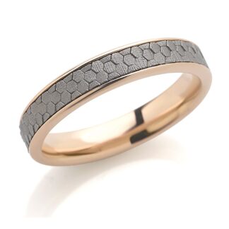 Fede Artlinea in Oro Rosa e Titanio - Forever - ADF342TT-LR