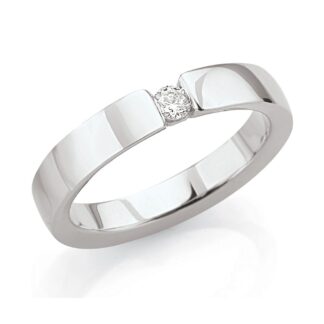 Fede Artlinea in Oro Bianco con Diamante - Forever - ADF361P-LB