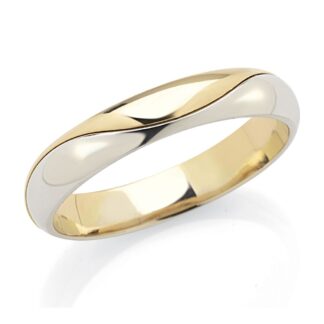 Fede Artlinea in Oro Giallo e Bianco - Forever - ADF380-LN